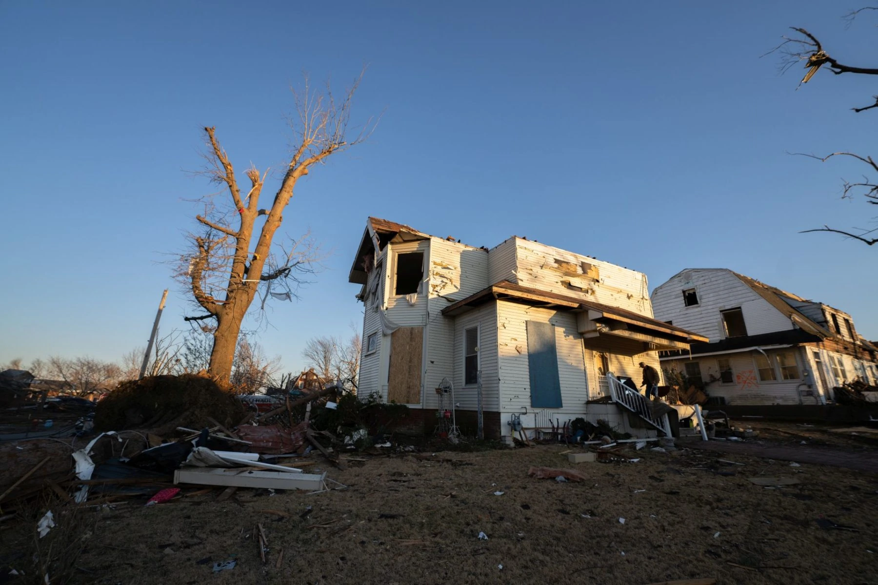 Fifty years of history gone in minutes as the Crouch home is destroyed by tornado