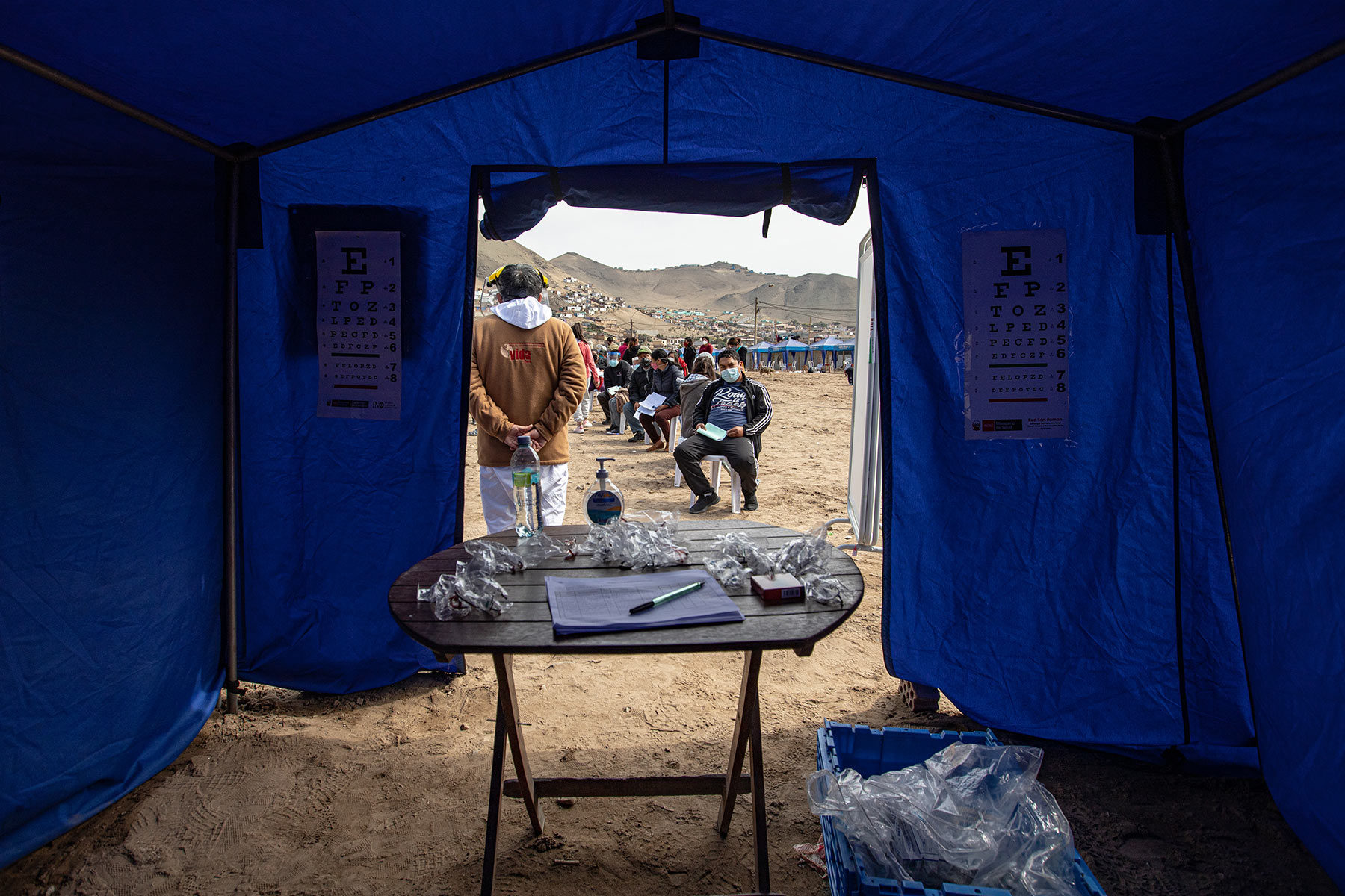 Mobile clinic in Lima, Peru