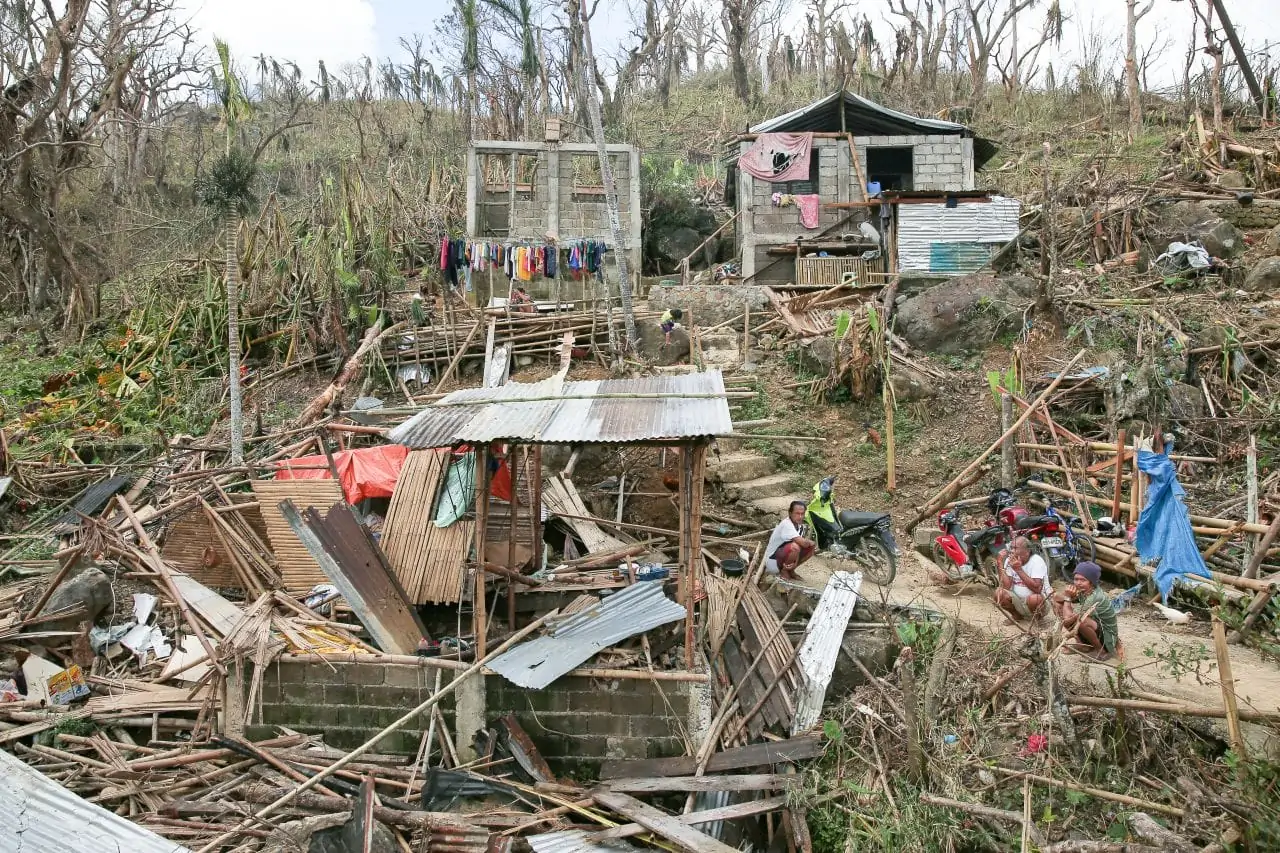 Typhoon Goni and its destructive path through the Philippines