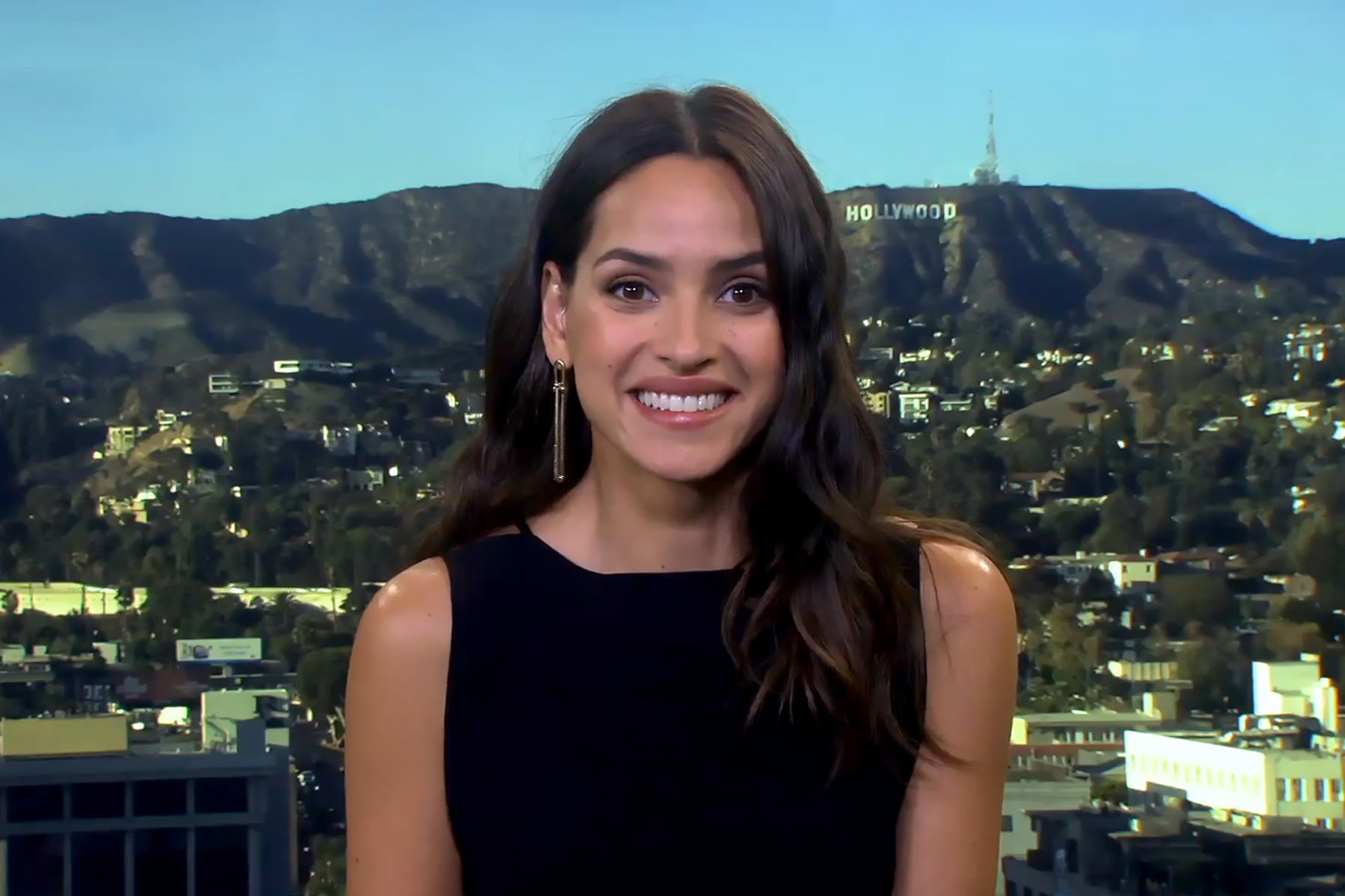 Actor Adria Arjona co-hosts the Americares Airlift Benefit Livestream. Photo courtesy of Americares.