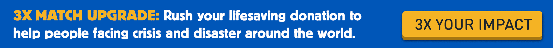 3X Match: You can give quality health care - Click to give now and get matched!