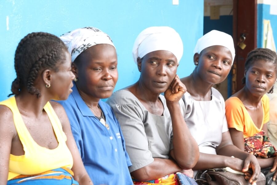 Women at the Zondo clinic