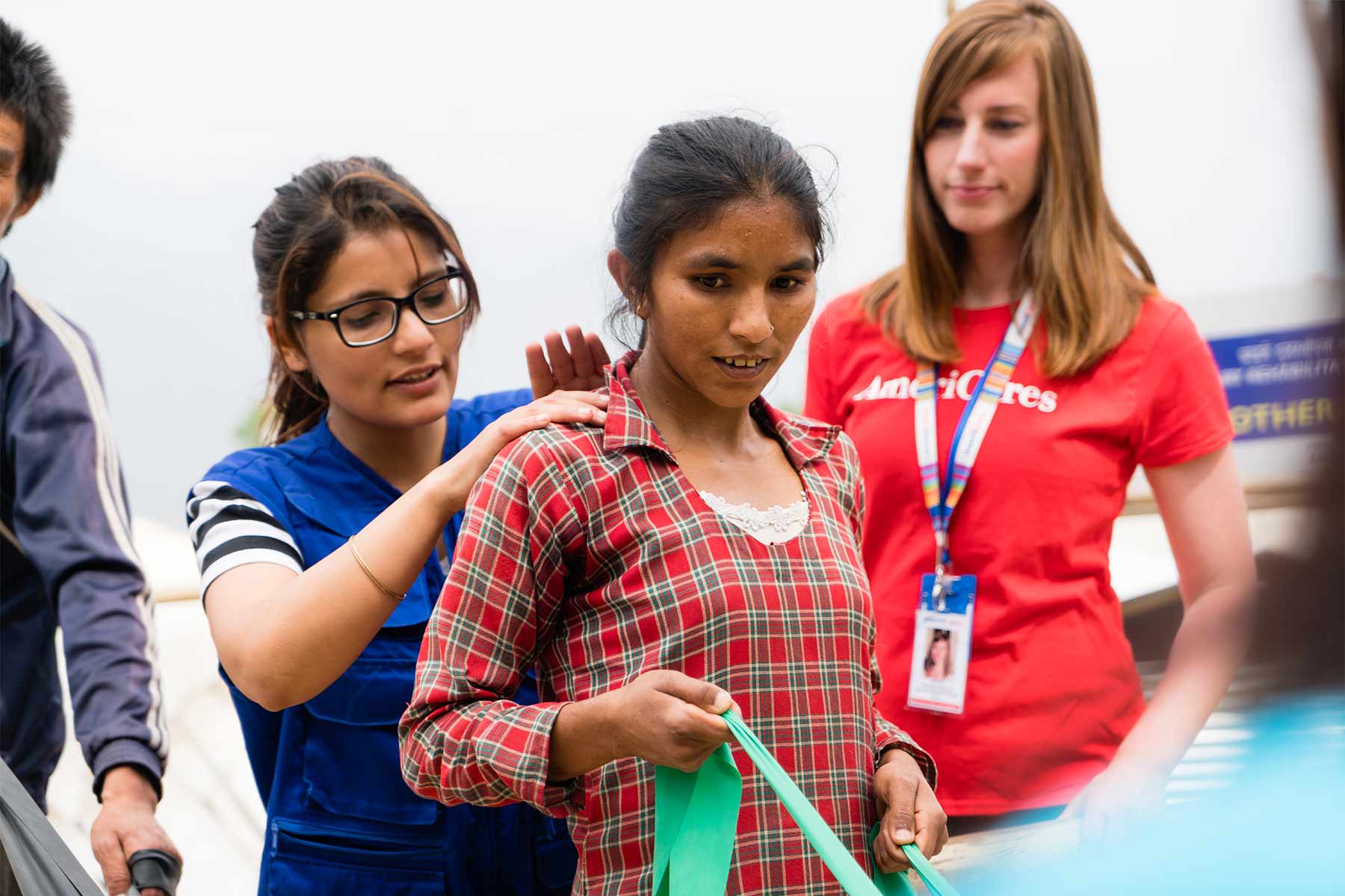 In Nepal, we support a rehabilitation facility for people injured in the 2015 Earthquake. Photo by William Vazquez.